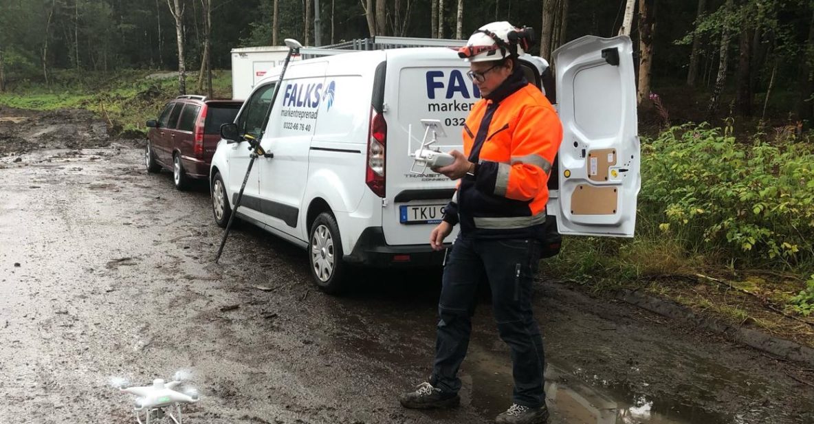 Falks Markentreprenad Drönare